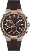 Guess Herreklokke Y24004G4 Brun/Gummi Ø44 mm