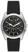 Armani Exchange Herreklokke AX2853 Giacomo Sort/Gummi Ø43 mm