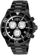 Invicta Herreklokke 26852 Pro Diver Sort/Stål Ø47 mm