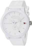 Tommy Hilfiger Herreklokke 1791481 Hvit/Gummi Ø44 mm