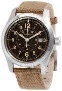 Hamilton Herreklokke H70605993 Khaki Field Brun/Tekstil Ø42 mm