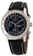 Breitling Herreklokke A13324121B1X1 Navitimer 01 Sort/Lær Ø41 mm