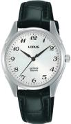 Lorus Dameklokke RG287SX9 Ladies Sølvfarget/Lær Ø32 mm