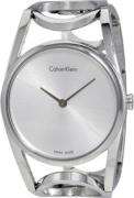 Calvin Klein Dameklokke K5U2S146 Round Sølvfarget/Stål Ø33.5 mm