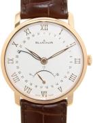 Blancpain Herreklokke 6653Q-3642-55B Villeret Sølvfarget/Lær Ø40 mm