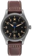 IWC Herreklokke IW327006 Pilots Grå/Lær Ø40 mm