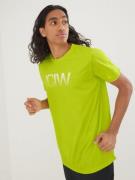 ICANIWILL Smash Padel Tech T-shirt Trenings-t-skjorter Lime/Hvit