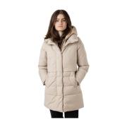 Luxe Puffy 2i1 Parka med Avtagbar Hette