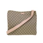 Pre-owned Beige Canvas Gucci Crossbody Bag