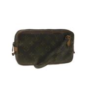 Pre-owned Svart lerret Louis Vuitton skuldervesker