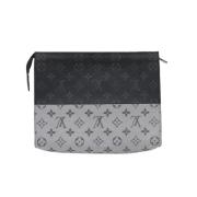 Pre-owned Svart lerret Louis Vuitton herrelomme