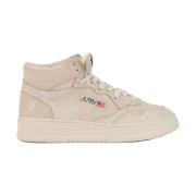 Medalist Mid Sneakers - Off White Skinn