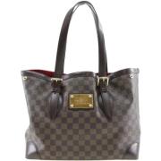 Pre-owned Brunt lerret Louis Vuitton Hampstead