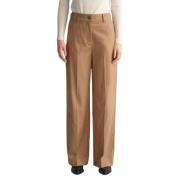 Brun Gant High Waist Straight Pants Bukser