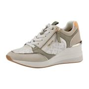 Pistacchio Semsket Skinn Sneakers