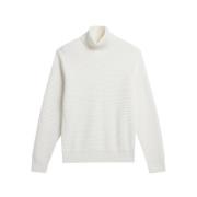 Hvit J.Lindeberg Olivero Turtle Sweater Gensere