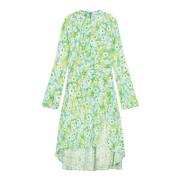 Mønster Róhe Smocked Floral Dress Kjoler