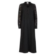 Sort Line Of Oslo Black Marilyn Lace Dress Kjoler