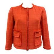 Pre-owned Oransje bomull Chanel Blazer