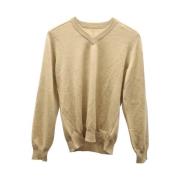 Pre-owned Beige ullhus Margiela topp