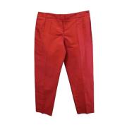 Pre-owned Rød bomull Armani bukser