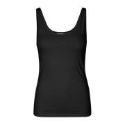 Sort Vero Moda Vmmaxi My Soft Uu Tank Top Topp