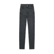 Grå Beck High Rise Slim Skinny Jeans