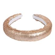 Sequin Hair Band Broad Champagne