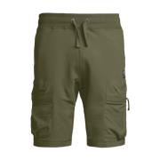 Avslappede Jogger Bermuda Shorts