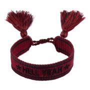 Woven Friendship Bracelet - Yeah OX RED