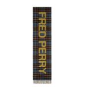 Oversized Tartan Skjerf - Autentisk Grafisk Stil