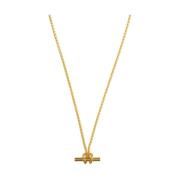 Gull Orelia T-Bar Necklace Smykker