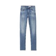 Slim Fit Jeans - Medium Blå