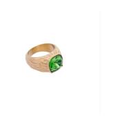 Grønn Camilla Øhrling Moss Green Carla Swarovski Ring Smykker