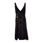 Black Long Embellished Dress with petticoat