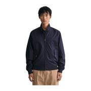 Marine Cotton Harrington Jakke