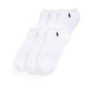 6 PK Classic Cotton Sport Halv Polstret Sokker