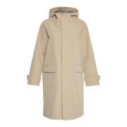 Malan Hood Raincoat - Trench Coat