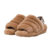 Brun Ugg Fluff Yeah Slide Sko