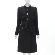 Pre-owned Svart ull Chanel Coat