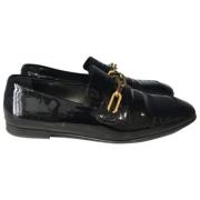 Pre-owned Svart skinn Jimmy Choo Flats