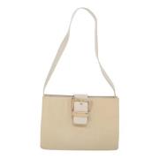 Pre-owned Beige stoff Prada skulderveske