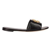 Lær Sandal