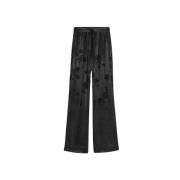 Sort Holzweiler Pom Jaquard Trousers Bukser