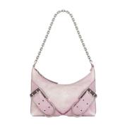 Voyou Pink Leather Bag