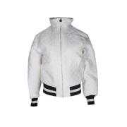 Pre-owned Hvit polyester Chanel jakke