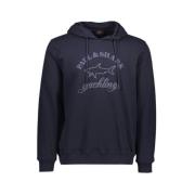 Sweatshirt med stort trykket logo