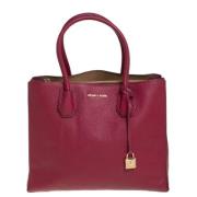 Pre-owned Burgunder skinn Michael Kors Tote