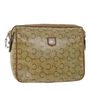 Pre-owned Beige Canvas Dior Clutch