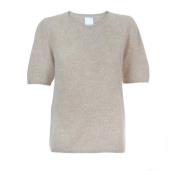 Fluffy Angora Pullover - Sand